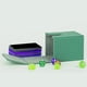 thumbnail image 3 of 100+ Deck Holder Cajas de tarjetas Organizador Card Storage Deck Box Verde perfke Carta de mazo, 3 of 8