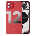 thumbnail image 2 of Boîtier Arrière de Remplacement avec Petits Composants Pré-Installés Compatible pour iPhone 12 (Version US) (Prise OEM Usagée : Grade B) (Rouge), 2 of 5