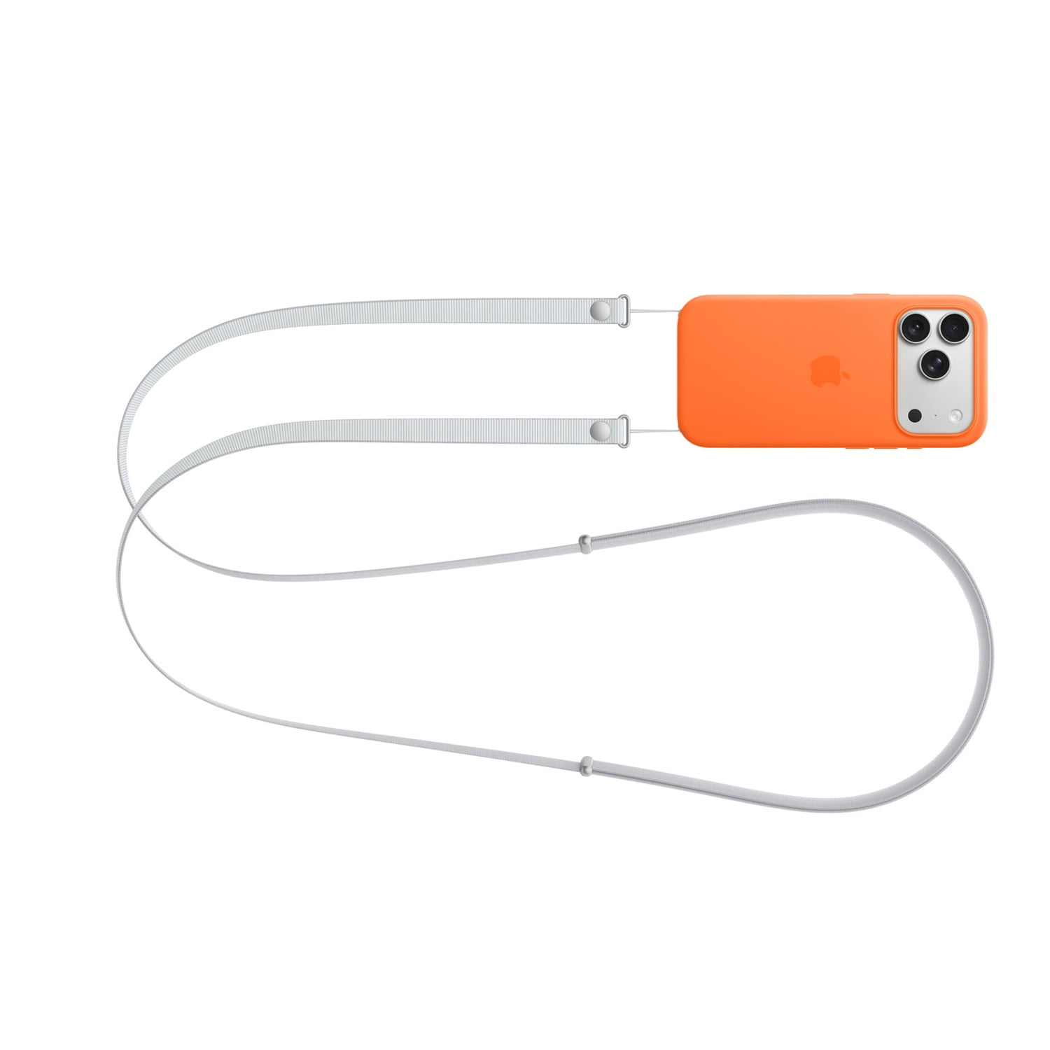 Crossbody Phone Strap with Adjustable Length - Light Grey