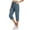 Royal Blue, variant on Cargo Capri Pants for Women Casual Summer Drawstring Elastic Waist Quick Dry Hiking Capris with Pockets, M