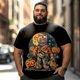 thumbnail image 2 of playera grande y alto para hombre big and tall men t shirt camisas playeras manga corta 2XL 3DTS10067, 2 of 7