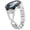 Silver, variant on BANDOVA X-Shape Metal Band with Sparkly Rhinestones, Dressy Bracelet Compatible with Samsung Galaxy Watch 7/6/5/4, Black, 20mm