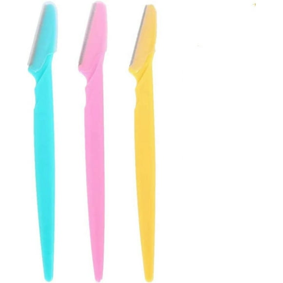 3 Pcs Eyebrow Trimmers, Eyebrow Razor, Exfoliating Dermaplaning Tool,Used for Clean Beard, Hair,Eyebrows
