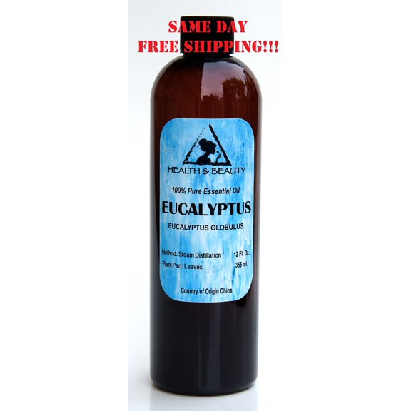 EUCALYPTUS ESSENTIAL OIL AROMATHERAPY 100% PURE NATURAL 12 OZ