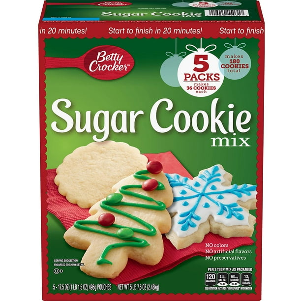 Betty Crocker Holiday Sugar Cookie Mix (17.5 oz., 5 pk.)