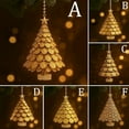 thumbnail image 2 of Shining Gold Coin Christmas Tree Ornament – Stacked Wealth Tree with Rhinestone Base, Holiday Decor & Blessing Gift for Family and Friends, 2 of 4