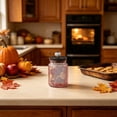 thumbnail image 6 of 23.7 Fl oz Vintage Glass Jar with Lid, Airtight Food Storage Container, Embossed Kitchen Canister with Pumpkin Knob Lid for Sugar, Coffee, Tea, Candy, Cookies, Pasta, Cereal, Decorative Pantry Jar, 6 of 7