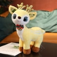 thumbnail image 2 of hirigin Cute Plush Doll, Funny Letter Print Christmas Elk Shape Stuffed Soft Toy Gift for Party Supplies Decoration, 2 of 9