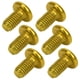 thumbnail image 1 of Tornillos para freno de disco de bicicleta de montaña de acero de titanio con cabeza T25 amarilla M5x10 mm: tornillos universales para bicicleta para un mejor rendimiento, 1 of 8