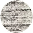 thumbnail image 2 of Mark&Day Area Rugs, 5ft Round Carvell Modern Abstract Marble Shag Medium Gray Round Area Rug, Grey Marble Swirl Carpet for Living Room, Bedroom or Kitchen (5'3" Round), 2 of 7