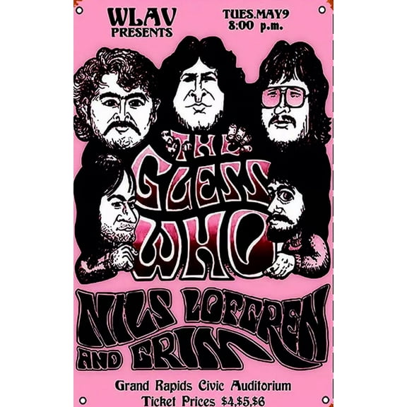 THE GUESS WHO Poster Set Wall Art Prints Overall see descriptions 11 x 17 Inch Poster
