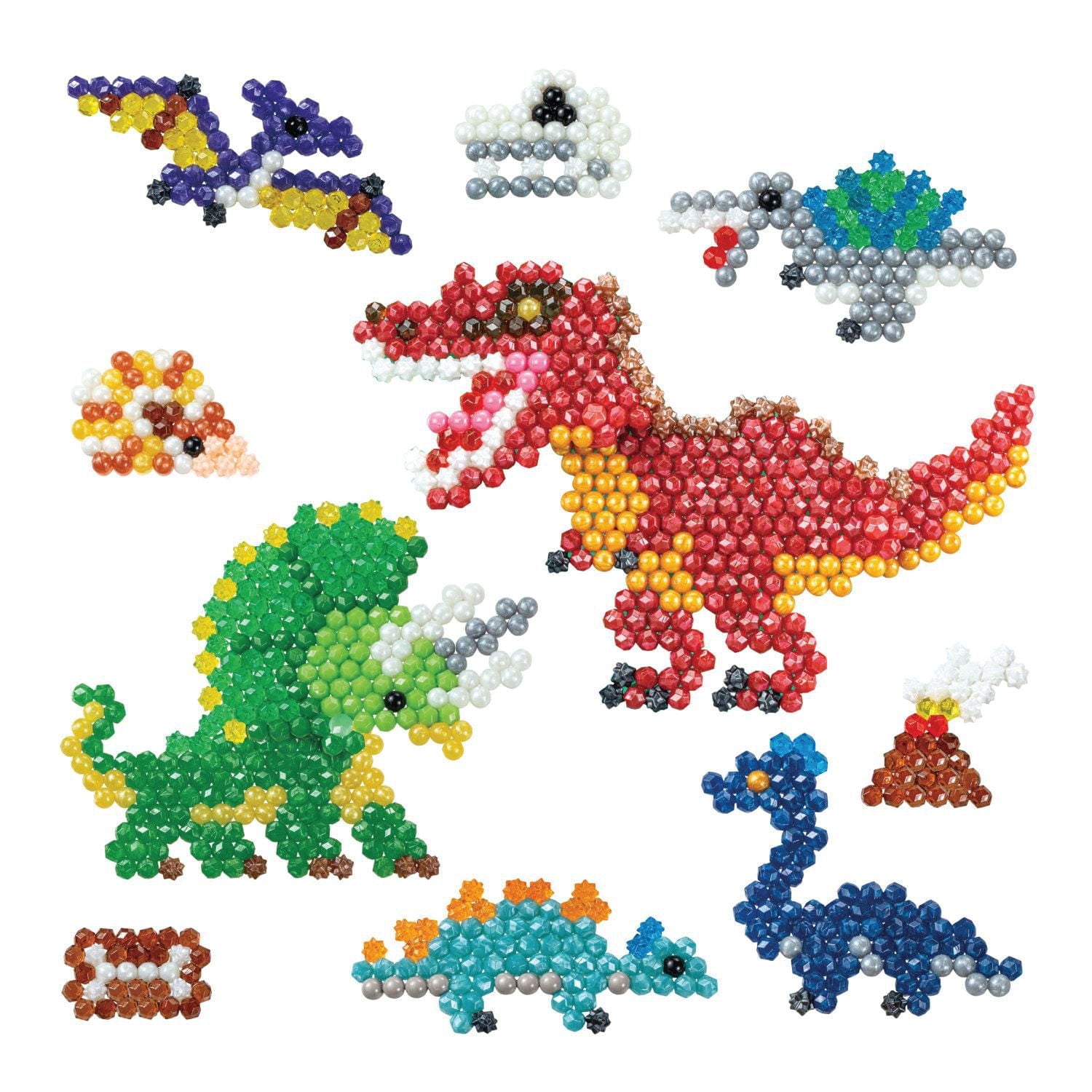 Aquabeads Dinosaur World, Complete Arts & Crafts Kit for Children - over 1,200 Beads