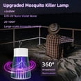 thumbnail image 5 of USB Rechargeable Mosquito Killer Lamp - LED Insect Zapper Trap with Night Light, Portable Pest Control, 5 of 12