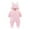 Pink0, variant on Baby Boys Snowsuit Baby Girl Winter Fleece Snowsuit Coat Toddler Boy Jumpsuit Jacket Infant Clothes 12 18 Months (Black,12-18 Months)