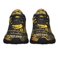 thumbnail image 5 of Bee Kind Hippie Mandala Shoes Sneakers for Women Men Black Size 12, 5 of 7