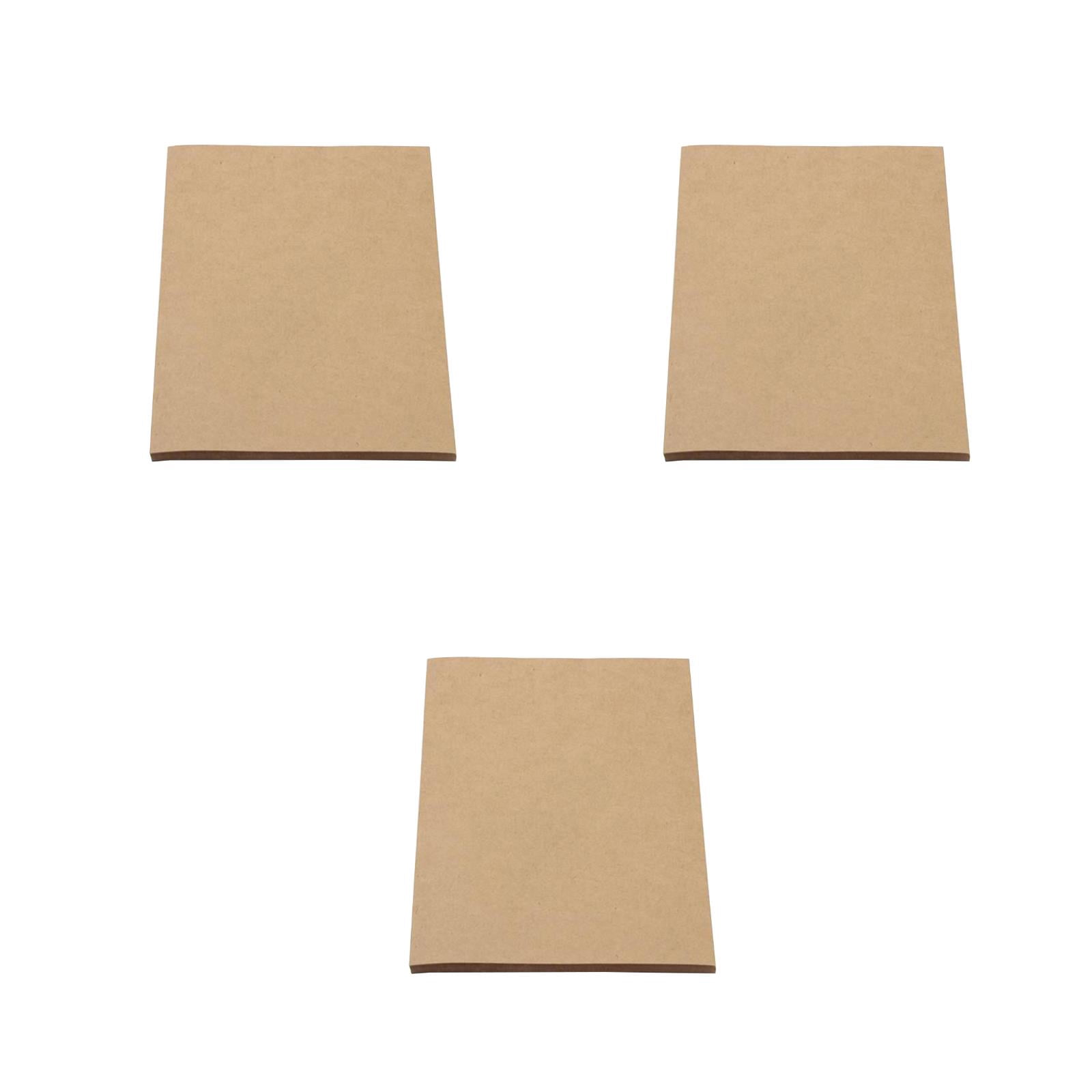 FRCOLOR 300 PCS A4 Kraft Paper Gift Wrapping Paper Sketch Drawing Paper DIY Crafts Stationery Paper Vintage Kraft Package Paper Wall Decorative Paper for Home Office Shop