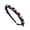 H, variant on Hair Hoop Band with Clips Non-slip Shiny Rhinestone Inlay Headdress Hairstyle Fixing Acrylic Women Girls Bangs Clip Headband Cute Headwear Hair Accessories