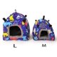 thumbnail image 4 of Loro ardilla guarida de algodón de invierno Bolsa de miel hámster volador mi vecino Totoro erizo Disponible con forro de terciopelo grueso Nido cálido colgante, 4 of 5
