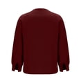 thumbnail image 5 of Timegard Long Sleeve Tops for Women Stand Collar Button Drop Shoulder Loose Lightweight Casual Travel Shirts Tops, 5 of 5