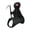 Black A, variant on Halloween Grim Reaper Dog Costume, Rider Style Dog Halloween Costumes with Scythe, Funny Pet Halloween Costumes for Dogs, Spooky Dog Costume for Halloween Party