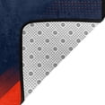 thumbnail image 3 of DouZhe Tapis de Zone Motif Ligne Éclaboussures Grunge Abstraite Antidérapant Lavable en Machine, Style Tapis Paillasson, 63x48 Pouces, 3 of 6