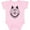 AD-Pink, variant on Tribal Wolf Head Boys or Girls Baby Bodysuit