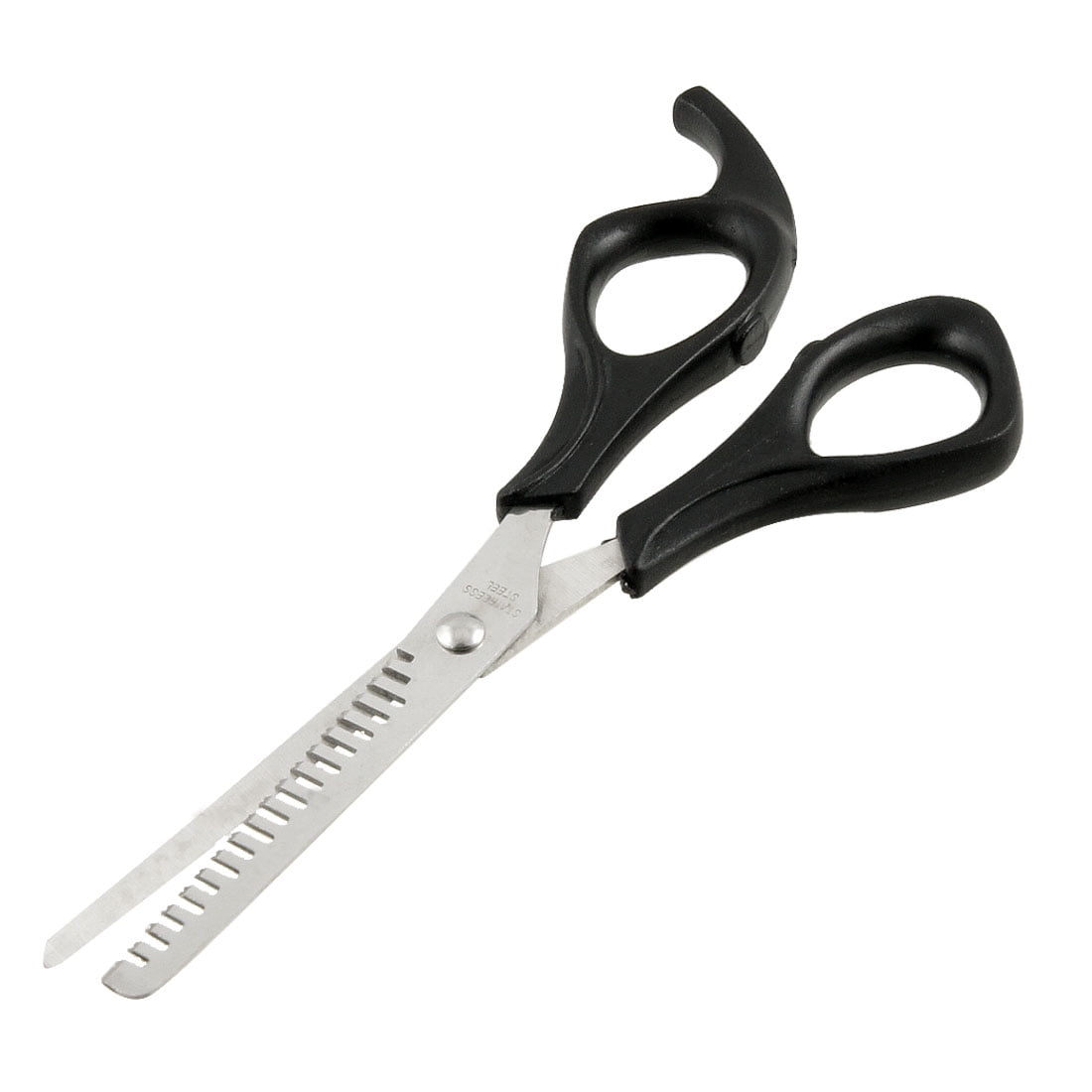 Barber Stainless Steel Blade Hair Thinning Shear Scissors Black 6.3