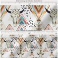 thumbnail image 2 of Soimoi Cotton Cambric Fabric Triangle & Animal Face Print Fabric by Yard 56 Inch Wide, 2 of 7