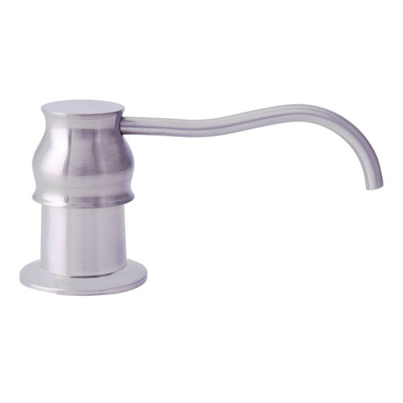 Dyconn Faucet SD17-BN Curved Soap/Lotion Dispenser, 14.5 oz, Brushed Nickel
