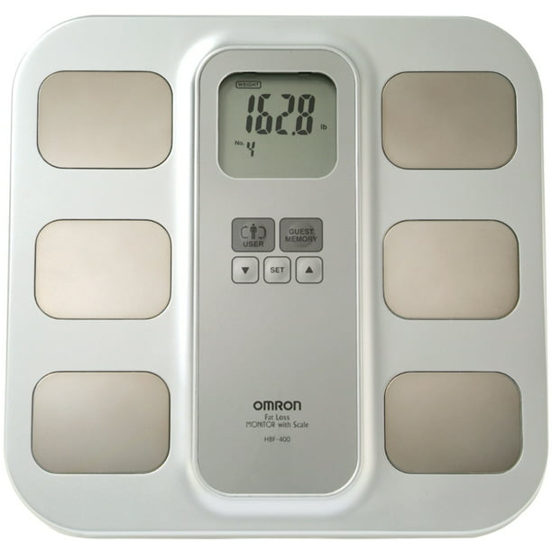 Omron Hbf-400 Full-body Sensor Body Composition Monitor & Scale With 3  Fitness Indicators