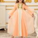 thumbnail image 4 of Vestido largo estilo étnico para niñas de talla mediana y grande., 4 of 7