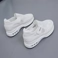 thumbnail image 6 of LOVZFMLL Women's Sneakers Slip On Mesh Breathable Comfort Walking Shoes Lightweight Wedge Active Shoes for Tennis Running Gym Work White 9.5, 6 of 9
