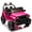 New Pink, variant on Okybaby 12V Kids Ride On Truck Car with Remote Control&Four-wheel Suspension, Toddler Electric Ride on Toys with Dual Motor,LED Light/USB/Bluetooth/Bonus Stickers for Kids 2+,Black