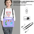 thumbnail image 3 of for iPad 10th Gen 10.9" 2022 A2757/A2777/A2696 Silicone Kids Shockproof Cute Case with Handle, Multiple Angles Stand Rugged Cover for iPad 10th Generation with Removable Shoulder Strap, Purple, 3 of 9