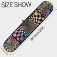 thumbnail image 3 of Yayeee Double Oven Mitt Kitchen Heat Resistant Baking 35" x7" Quilted Glove, Beige Wavy Plaid, 3 of 6