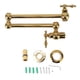 thumbnail image 2 of Grifo de Cocina de Brazo Oscilante de Cobre, Grifo de Fregadero Giratorio de 360 ​​Grados de 360 ​​Grados de Agua Plegable, Estética Industrial única para la Decoración, 2 of 7