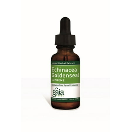 Gaia Herbs, Echinacea Goldenseal suprême 4 oz