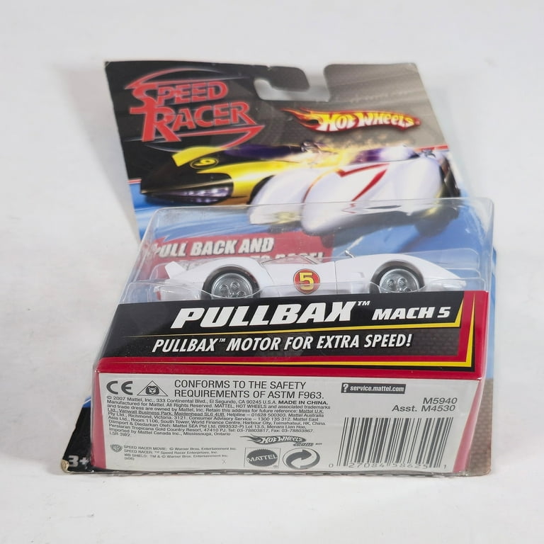 Hot Wheels Speed Racer Mach 5 Pullbax Diecast Car - Walmart.com