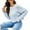 Light Blue, variant on Lindreshi Sweaters for Women Fall Fashion Women's Fashion Comfortable Solid Long Length Round Neck Sweater Top