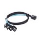 thumbnail image 2 of Mini SAS HD 12G SFF8643 To 4 SATA Cable Internal SFF 8643 Motherboard Controller To 4 SATA Hard Drive Server Cable, 2 of 4