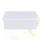 thumbnail image 4 of GOOHOCHY Contenedor de plástico transparente rectangular de una sola capa de 1,4 l para alimentos secos con tapa para el hogar, la cocina y la barra., 4 of 8