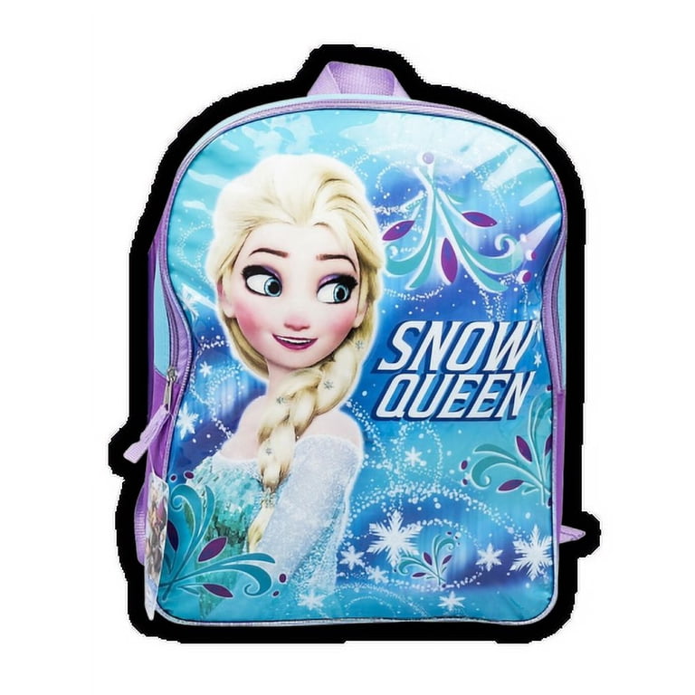 Disney Frozen Snow Queen Elsa Kids Backpack - Pink & Lavender Snow Queen Elsa glitter backpack - on the go backpacks main image 2