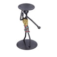thumbnail image 3 of Candelabro con forma de figura candelabro de hierro resbaladizo y plano para fiesta en casa Navidad ANGGREK Otros, 3 of 8