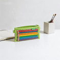 thumbnail image 3 of Durable Pencil Pouch, Transparent Mesh Pen Bag for College Office Travel Home, 8.07" x 4.72", Large Capacity Nylon Zipper Storage Pouch, Lightweight Multipurpose Organizer, AKLJWH - #17 Green, 3 of 6