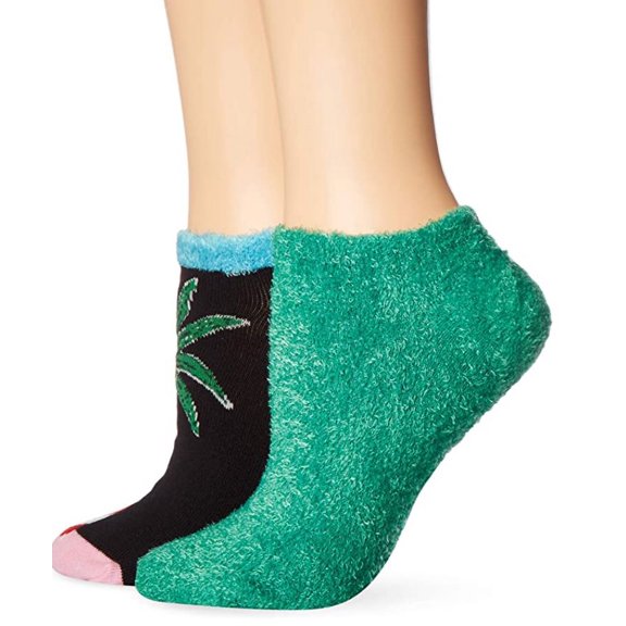 HUE Womens Footsie Socks Gift Box 1 Pair