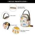 thumbnail image 4 of FORMRS Crossbody Bag for Women Quilted Travel Shoulder Cell Phone Purse with Chain Strap Handbag, Rainbows Pattern, 4 of 7