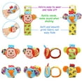 thumbnail image 6 of Wrist Rattles Foot Finder Rattle Sock Baby Rattle Toy, Arm Hand Bracelet Rattle, Feet Leg Ankle Socks, Birthday Holiday Birth Present for Newborn Boy Girl, 6 of 14