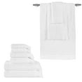 thumbnail image 3 of Superior Rolla Cotton Geometric Soft 9 Piece Towel Set, White, 3 of 12