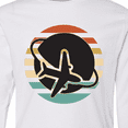 thumbnail image 4 of Inktastic Airplane Trip Vintage Travel Long Sleeve Youth T-Shirt, 4 of 5