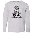 thumbnail image 3 of Inktastic I Love My Goldendoodle Dog Long Sleeve Youth T-Shirt, 3 of 5